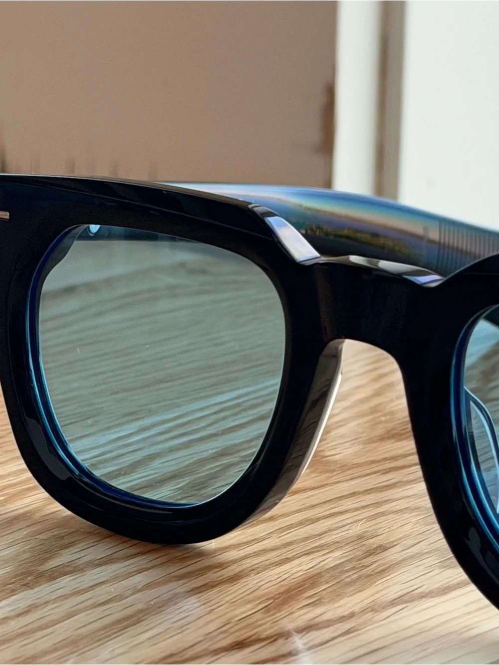 Vendome by Jacques Marie Mage – Black / Blue UV400 Lenses